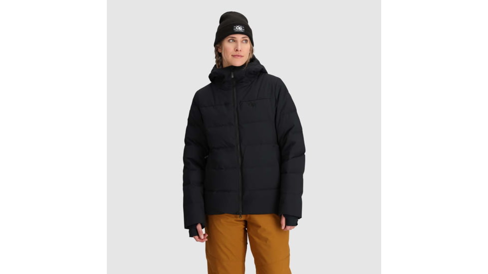 Outdoor Research Snowcrew Down Jacket - Womens, Black, Medium, 3004700001007