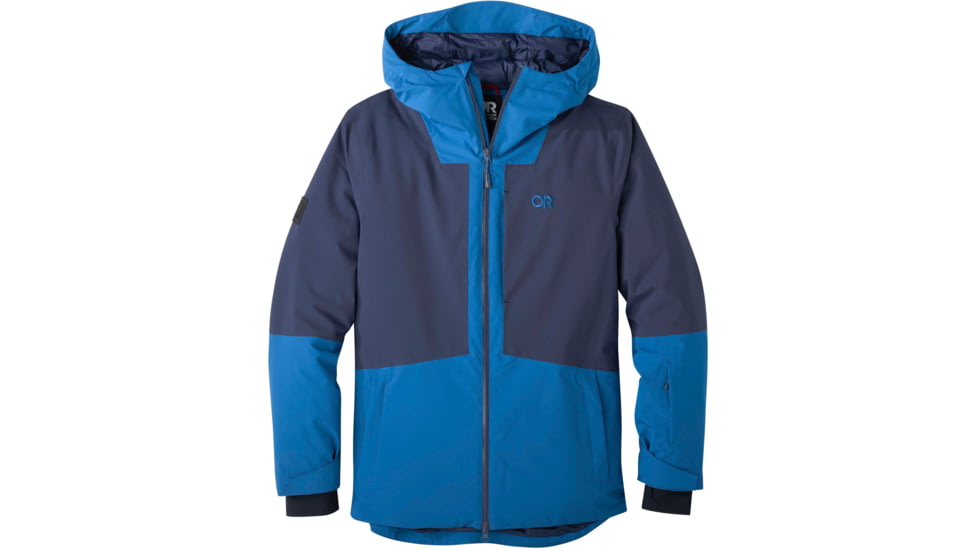 Outdoor Research Snowcrew Jacket - Men's, Cascade/Naval Blue, Medium, 2831901957007