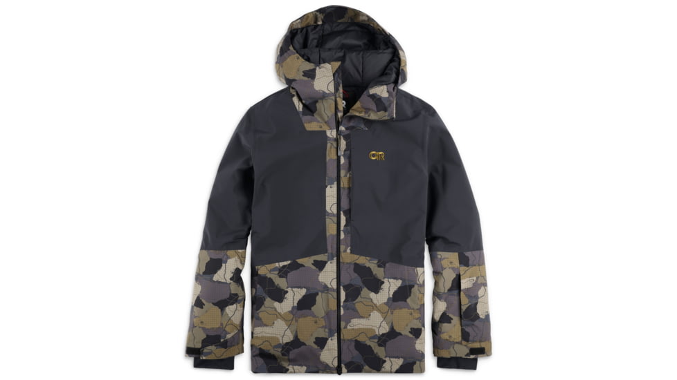 Outdoor Research Snowcrew Jacket - Men's, Loden Camo/Black, Extra Large, 2831902228-XL