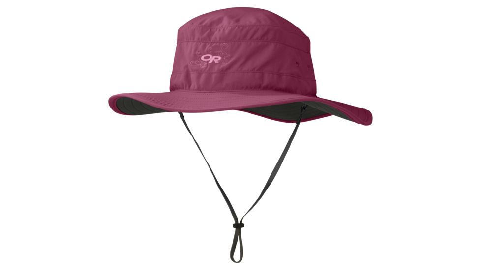 Outdoor Research Solar Roller Sun Hat, Women's, Raspberry, L 243442-raspberry-L