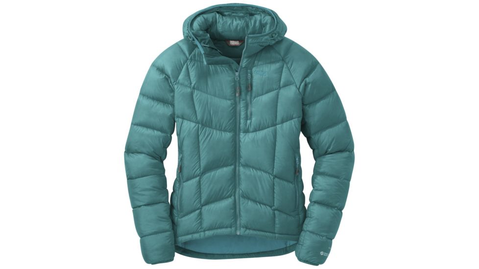Outdoor Research Sonata Ultra Hooded Jacket - Women's-Atlantis/Sea-Medium