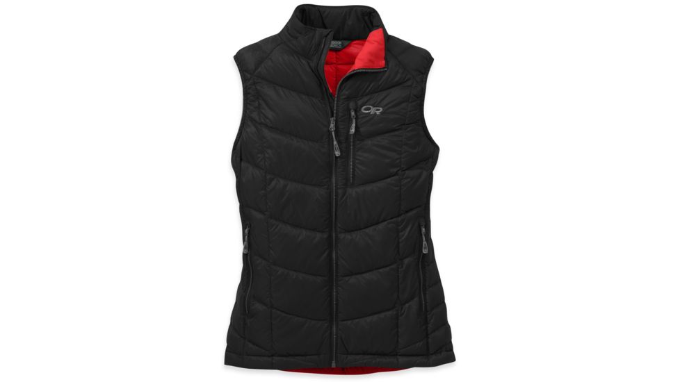 Outdoor Research Sonata Vest - Women's-Black/Flame-Medium