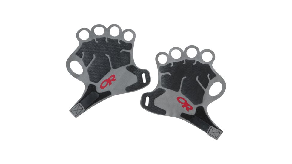 Outdoor Research Splitter Gloves, Unisex, Pewter/Black, L/XL 264361-pt/blk-L/XL