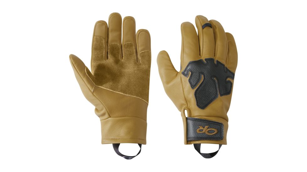 Outdoor Research Splitter Work Gloves, Unisex, Natural/Black, XS 264364-natural/black-XS