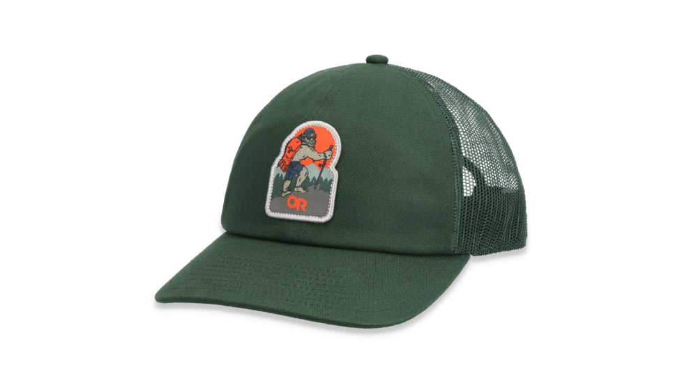 Outdoor Research Squatch Trucker Lo Pro Cap, Grove, One Size, 3010122445222