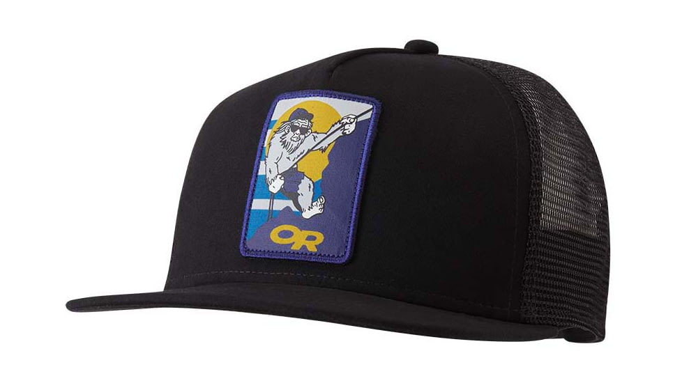 Outdoor Research Squatchin Trucker Cap, Black, One Size, 2781240001222