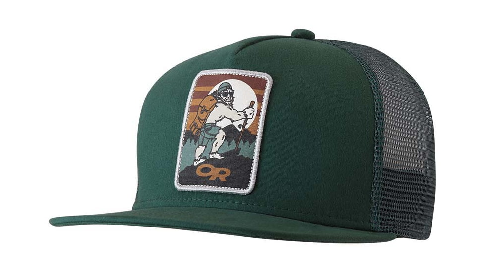 Outdoor Research Squatchin Trucker Cap, Fir, One Size, 2781241858222