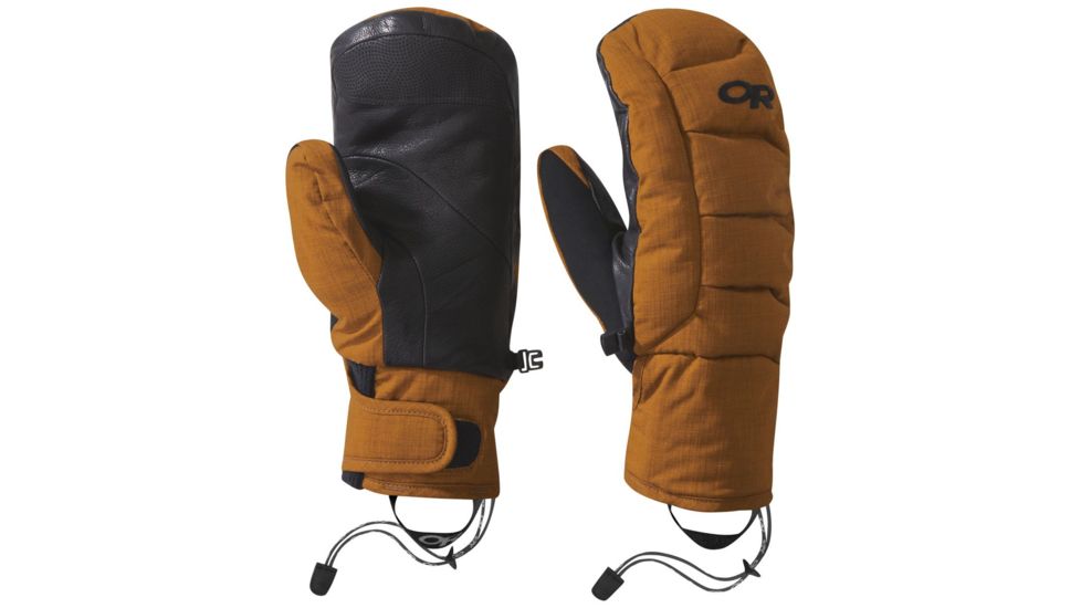 Outdoor Research Stormbound Mitts, Saddle, Extra Small, 2433701145005