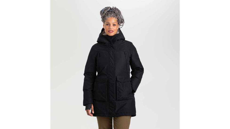 Outdoor Research Stormcraft Down Parka - Womens, Black, Small, 2832040001006