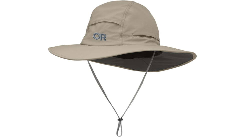 Outdoor Research Sunbriolet Sun Hat, Solid Khaki, Medium, 2434412978007