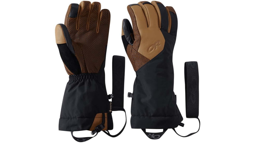 Outdoor Research Super Couloir Sensor Gloves - Mens, Black/Natrl, Small, 2776211932006