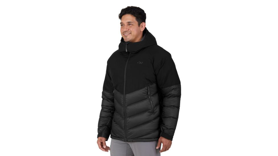 Outdoor Research Super Transcendent Down Hooded Jacket - Mens, Black, Extra Large, 2716190001009
