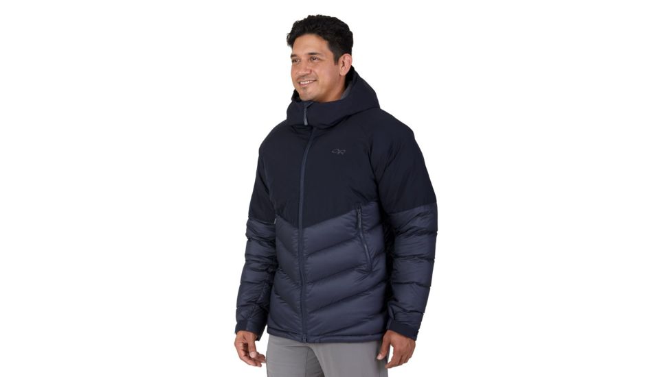 Outdoor Research Super Transcendent Down Hooded Jacket - Mens, Ink, 2XL, 2716191565010