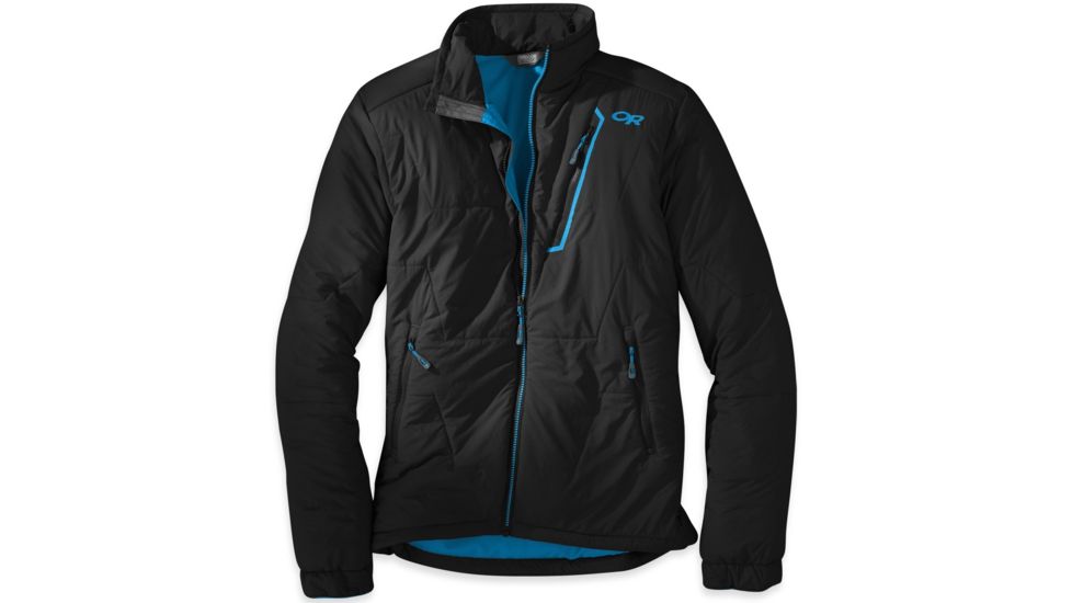 Outdoor Research Superlayer Jacket - Mens-Black/Hydro-Large