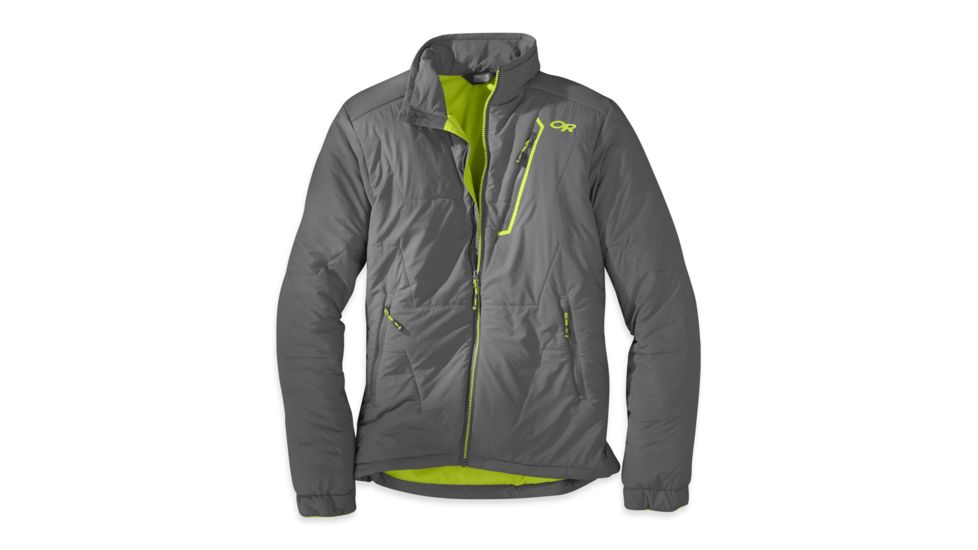 Superlayer Jacket - Mens-Pewter/Lemongrass-XX-Large