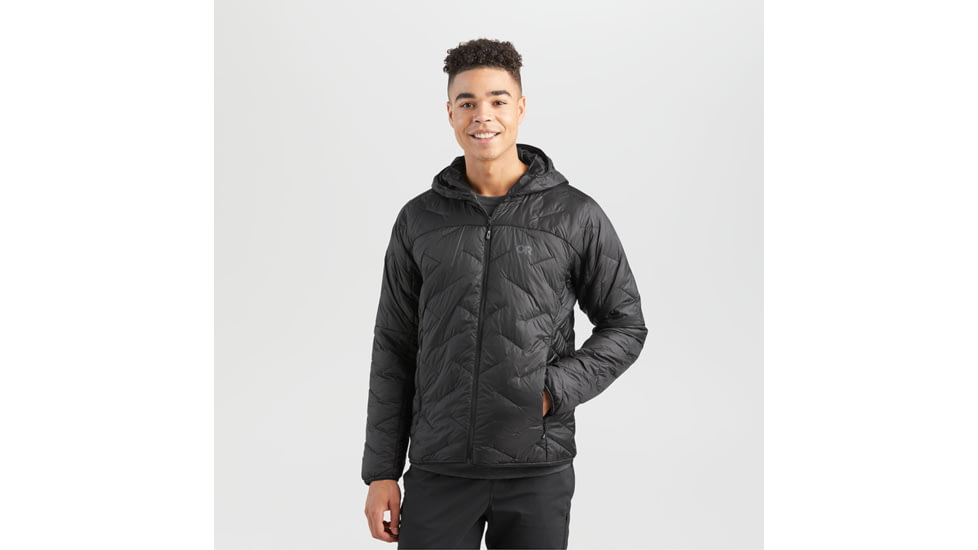 Outdoor Research SuperStrand LT Hoodie - Mens, Black, Small, 2896200001-S