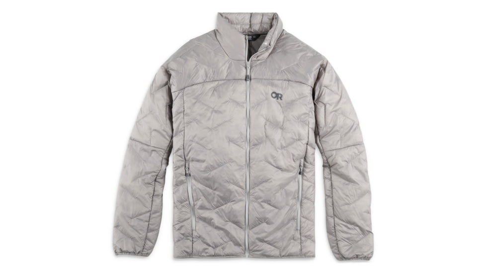Outdoor Research SuperStrand LT Jacket - Mens, Light Pewter, Small, 2896191564-S