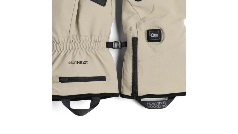 Outdoor Research Sureshot Heated Softshell Gloves - Mens, Pro Khaki, Large, 3000072291008