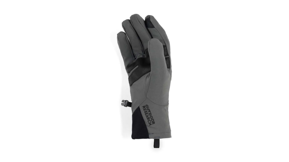 Outdoor Research Sureshot Softshell Gloves - Mens, Charcoal, Large, 3000220890008