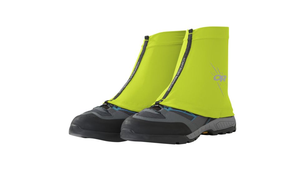 Outdoor Research Surge Running Gaiters, Unisex, Lemongrass, S/M 264369-lemongrass-S/M