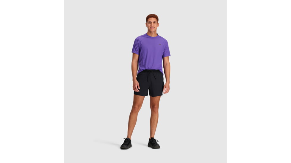 Outdoor Research Swift Lite Shorts - Mens, 5in Inseam, Black, XL, 3002490001009