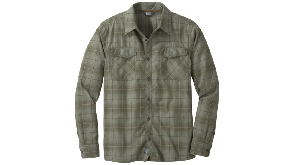 Outdoor Research Tangent II Long Sleeve Shirt - Mens, Juniper, Large, 2681210615008