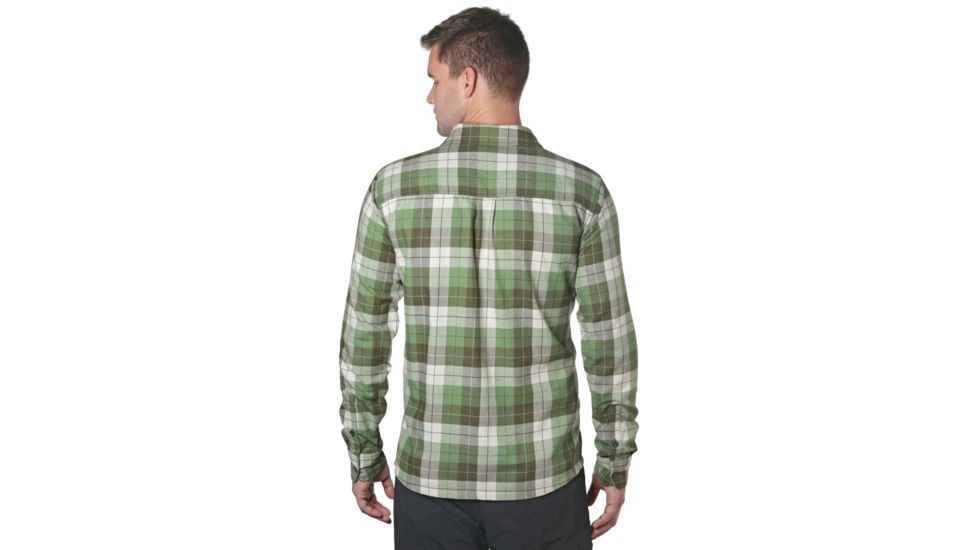 Outdoor Research Tangent II Long Sleeve Shirt - Mens, Juniper Plaid, Medium, 2681211399007