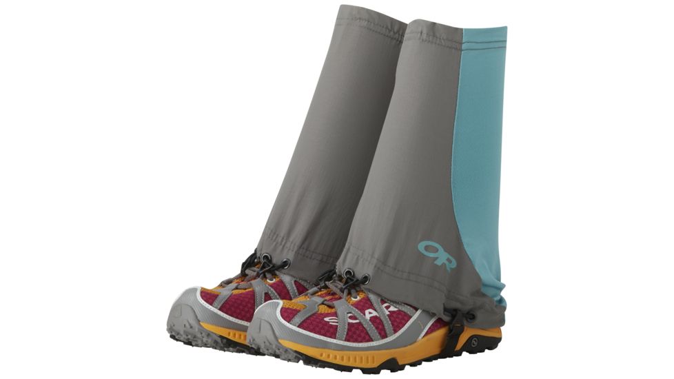 Outdoor Research Thru Gaiters, Pewter/Seaglass, Small, 2692881446006