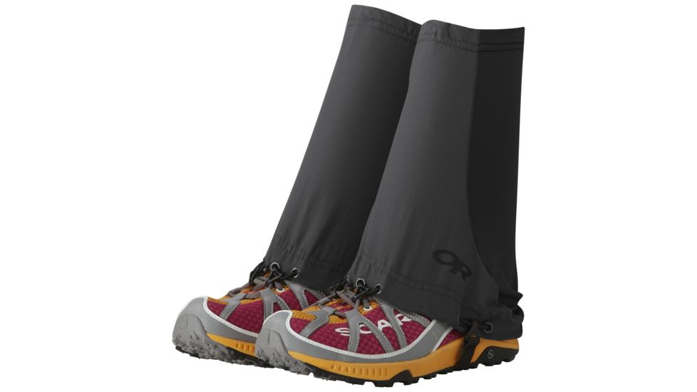 Outdoor Research Thru Gaiters, Storm/Black, Small, 2692881345006