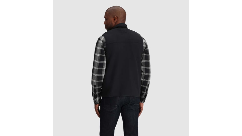 Outdoor Research Tokeland Fleece Vest - Mens, Black, Extra Large, 3006200001009