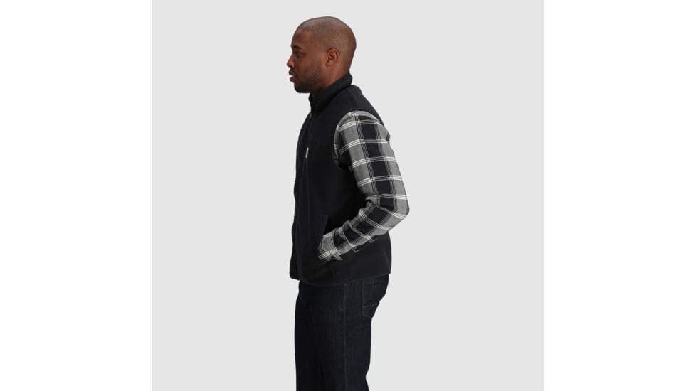 Outdoor Research Tokeland Fleece Vest - Mens, Black, Extra Large, 3006200001009