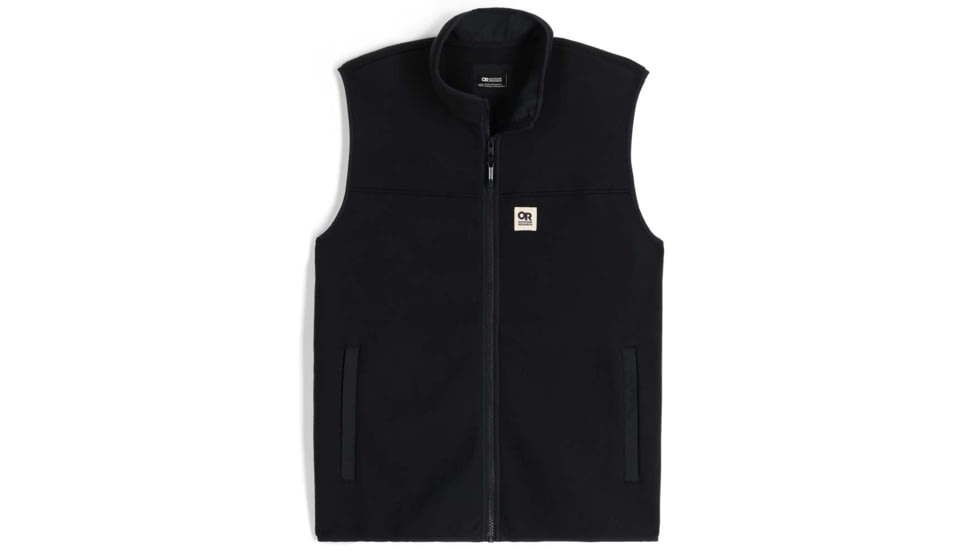 Outdoor Research Tokeland Fleece Vest - Mens, Black, Extra Large, 3006200001009