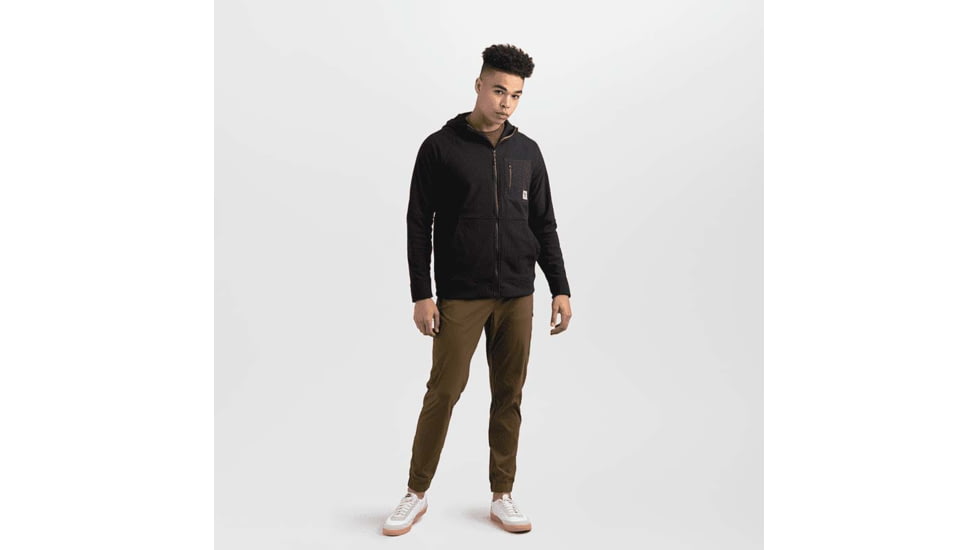 Outdoor Research Trail Mix Hoodie - Mens, Black, Extra Large, 2799530001009