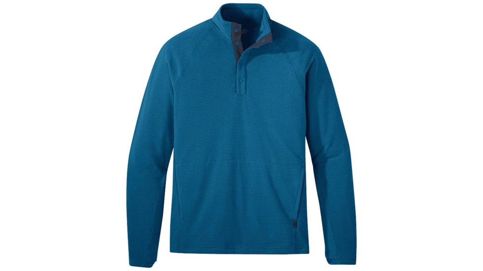 Outdoor Research Trail Mix Snap Pullover - Men's, Cascade, Large, 2744151856008