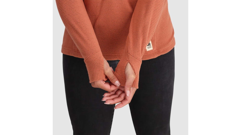 Outdoor Research Trail Mix Snap Pullover - Womens, Cinnamon, Medium, 2799732451007