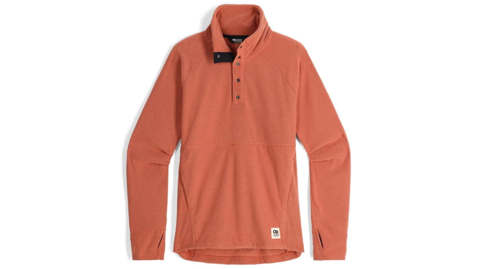 Outdoor Research Trail Mix Snap Pullover - Womens, Cinnamon, Medium, 2799732451007