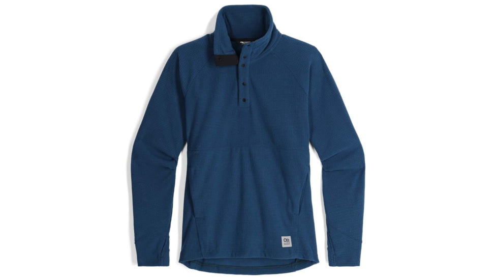 Outdoor Research Trail Mix Snap Pullover - Womens, Harbor, Extra Large, 2799732447009