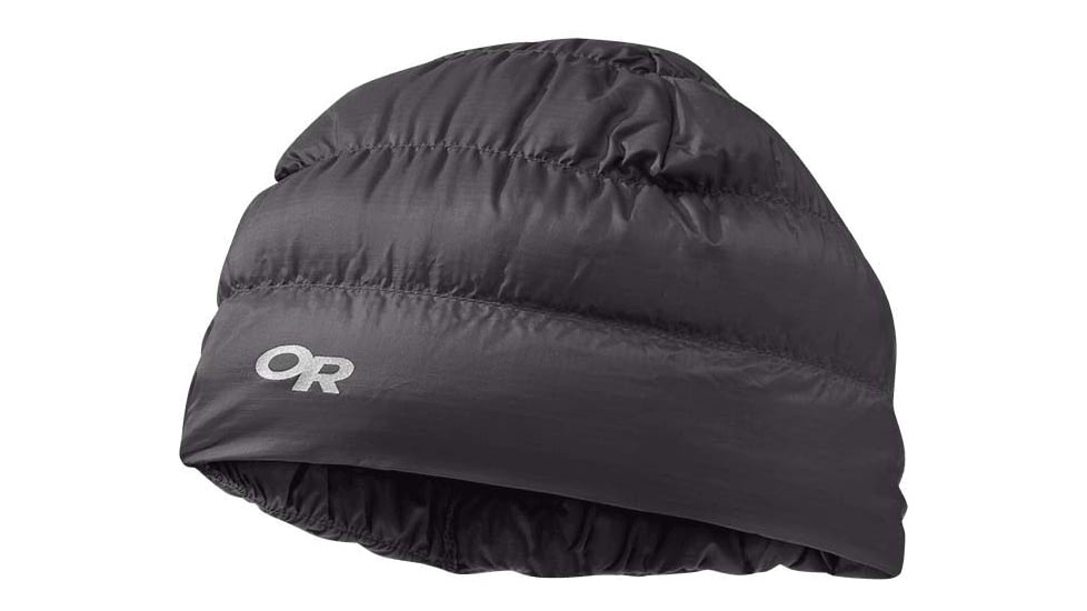Outdoor Research Transcendent Down Beanie, Storm, Large/Extra Large, 2434851288016