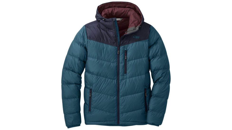 Outdoor Research Transcendent Down Hoody - Mens, Prussian Blue/Ink, 2XL, 2680841609010