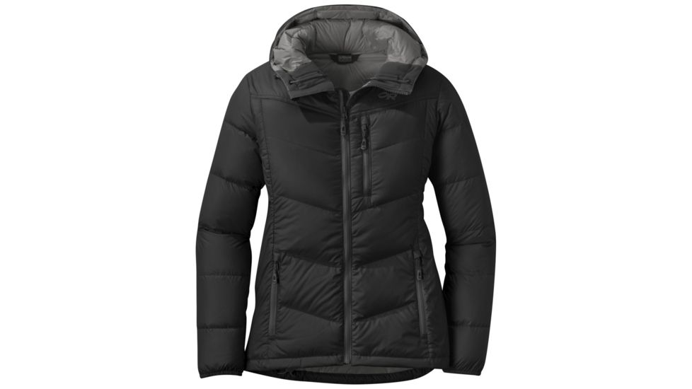 Outdoor Research Transcendent Down Hoody - Womens, Black, Large, 2681050001008
