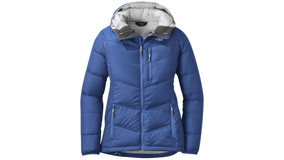 Outdoor Research Transcendent Down Hoody - Womens, Lapis, Small, 2681050280006