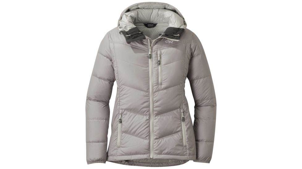 Outdoor Research Transcendent Down Hoody - Womens, Slate, M, 2681050930007