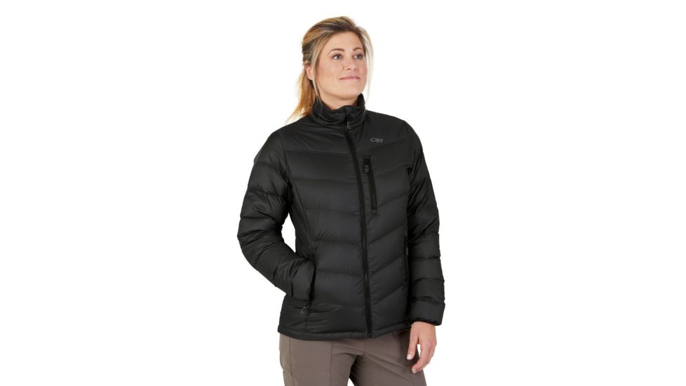 Outdoor Research Transcendent Down Jacket - Womens, Black, Extra Large, 2681060001009