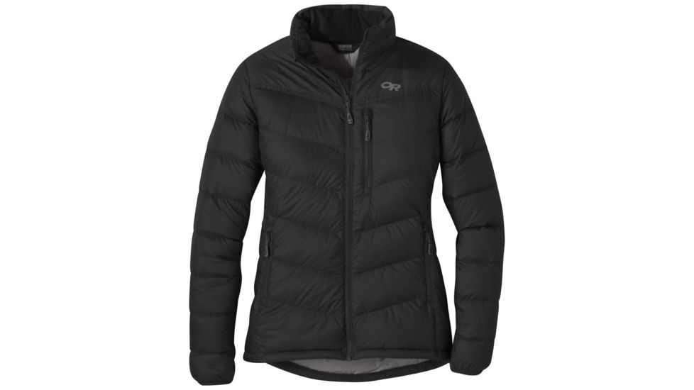 Outdoor Research Transcendent Down Jacket - Womens, Black, Extra Large, 2681060001009