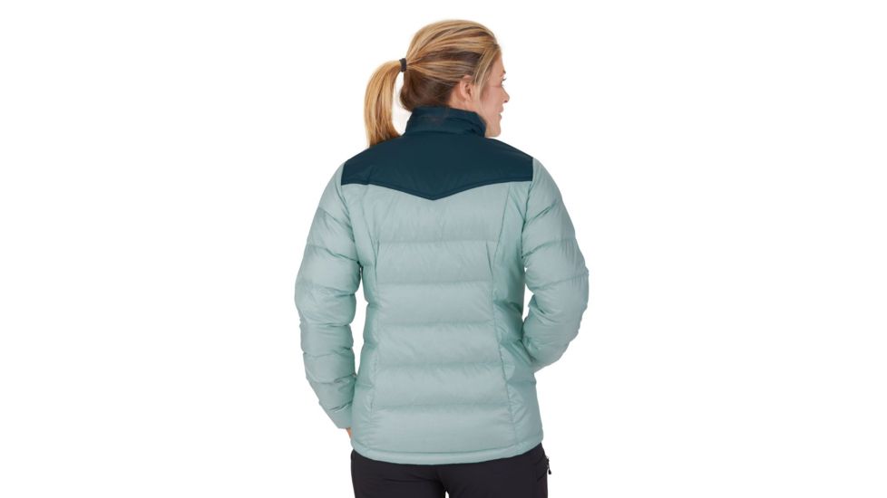 Outdoor Research Transcendent Down Jacket - Womens, Waterfall/Prussian Blue, Large, 2681061628008