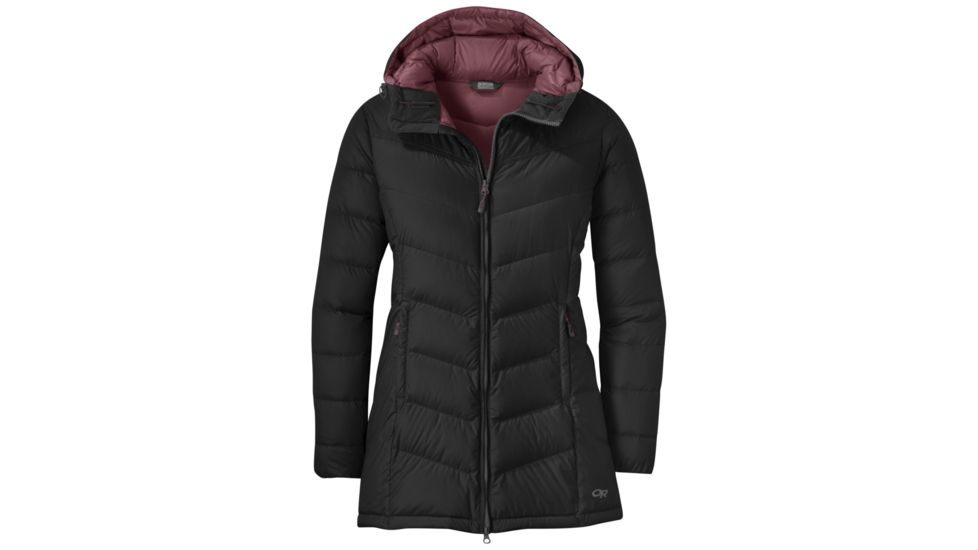 Outdoor Research Transcendent Down Parka - Women's, Black, Medium, 2681040001007
