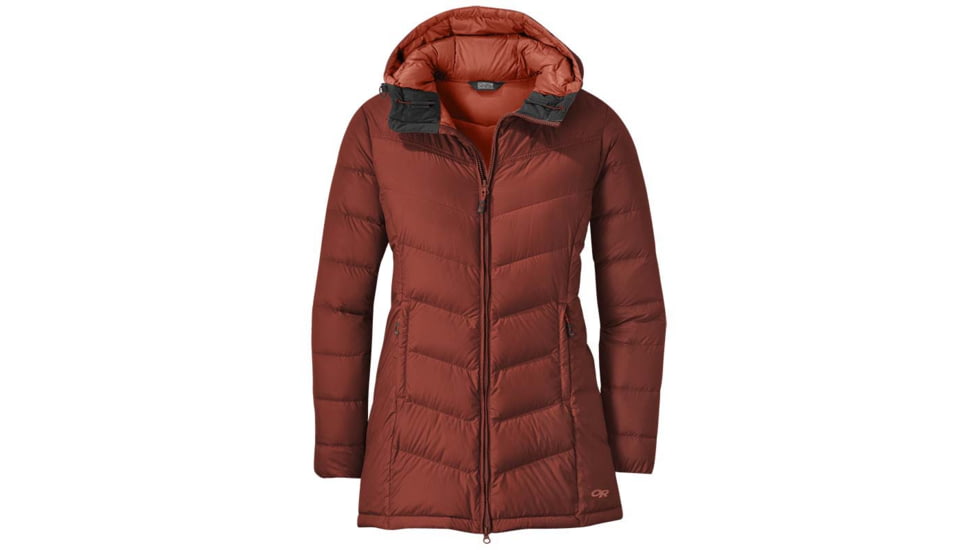 Outdoor Research Transcendent Down Parka - Womens, Madder, Medium, 2681041859007