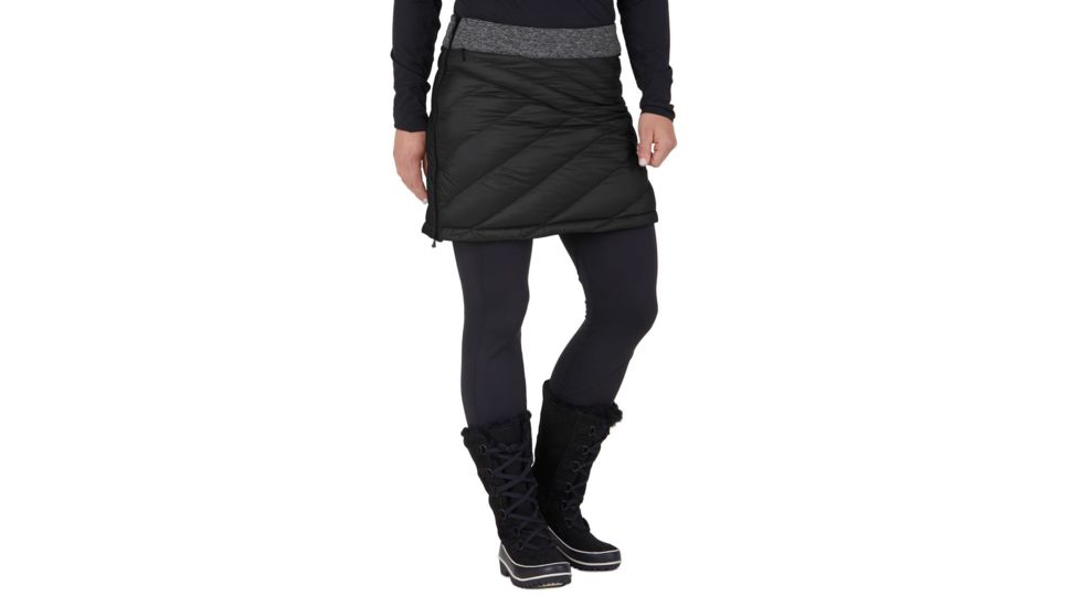 Outdoor Research Transcendent Down Skirt - Womens, Black, Large, 2714370001008