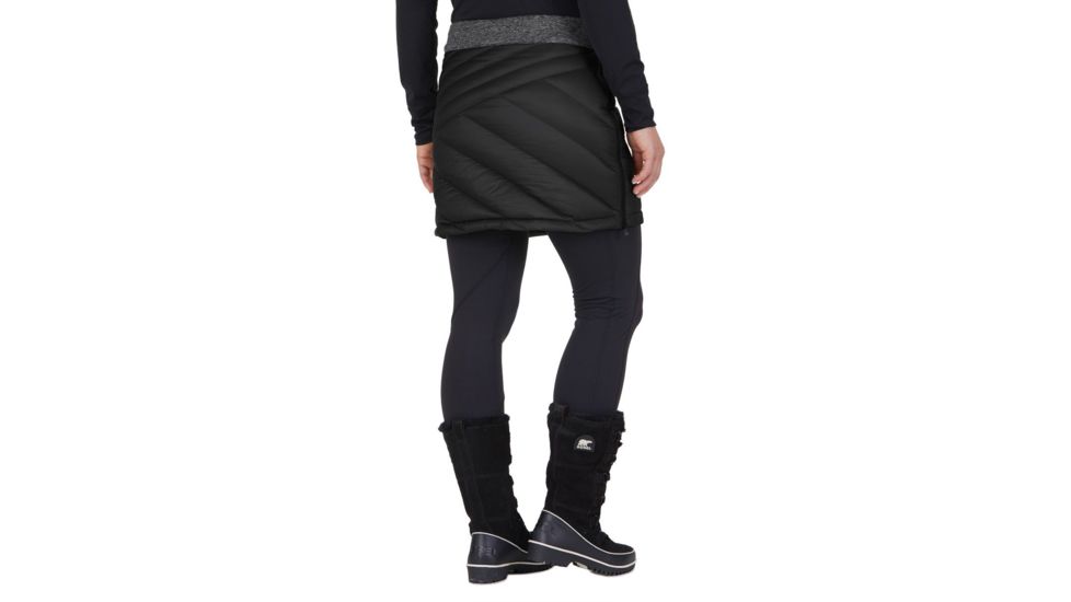 Outdoor Research Transcendent Down Skirt - Womens, Black, Large, 2714370001008