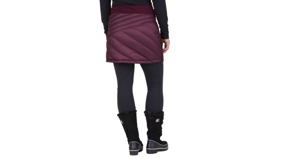 Outdoor Research Transcendent Down Skirt - Womens, Cacao, Large, 2714371567008